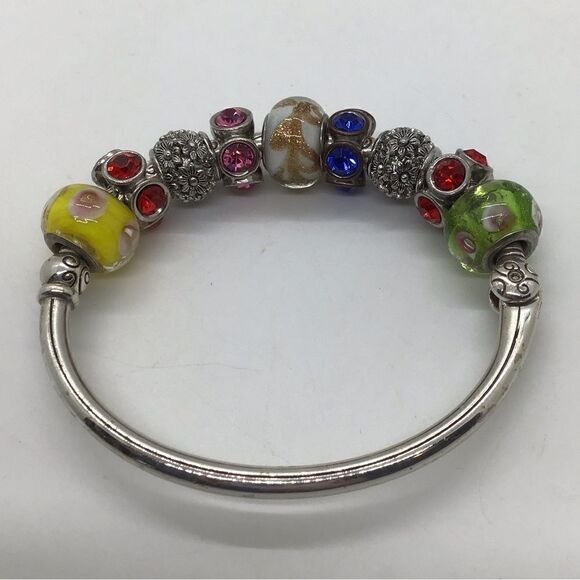 Brighton Multicolored Beaded Bangle Bracelet - Picture 5 of 5